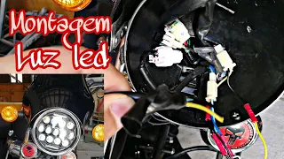 Como ligar luz led na keeway superlight 125cc