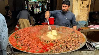 BARFI KALEJI RECIPE | Peshawari Tawa Fry Kaleji Making | Bloody Red Masaledar Beef Liver Cooking