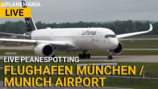 Flughafen München Planespotting LIVE - Germany´s second busiest Airport