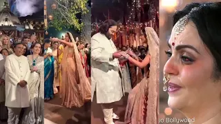 Nita Ambani Crying at Radhika Merchant's grand Entry & Dance at her & Anant Ambani's Wedding Bash