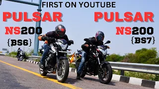 2023 Bajaj Pulsar NS200 {BS7} vs Pulsar NS200 {BS6} Drag Race 🔥🔥 | First On YouTube |
