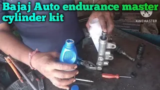 Bajaj auto endurance master cylinder kit,,,How to put master cylinder kit in maxima auto