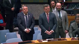 UN Security Council - Feb 24, 2023 - Curious situation - Ukraine and Russia - Minutes of Silence