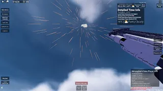 a rocket explosion in space sailors