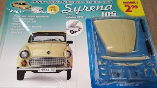 Syrena 105. Build a model in 1:8 scale. DeAgostini. Number 1(2024)