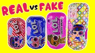 Punk Boi Meets NEW LOL BOY Doll & Twins! LOL Surprise Under Wraps (Series 4) FAKE vs REAL Dolls!