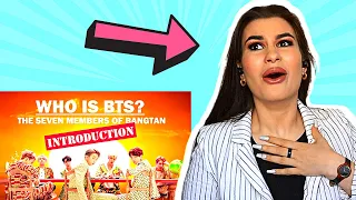 My FIRST REACTION to BTS Introduction | The Seven Members of Bangtan