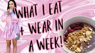 FULL WEEK OF BREAKFAST FOOD & FASHION! | Closet Raid