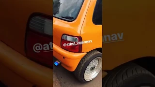 Maruti suzuki zen modified exhaust sound