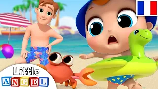 Jouons dans l’eau à la Plage - Comptines pour Bébé - Little Angel Français