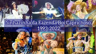 Boi Caprichoso: Item 7- Sinhazinha da Fazenda 1993-2022