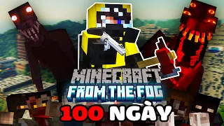 Tóm Tắt Sinh Tồn 100 Ngày Minecraft Thành Phố From The Fog Siêu Khó!