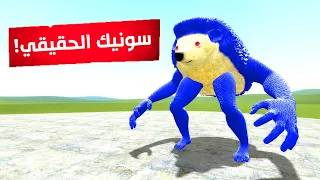 قاريز مود | اول مره اشوف شكل سونيك الحقيقي 😮😱 | Garry's Mod