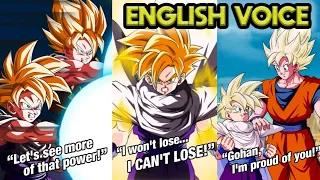 GLOBAL! LR SSJ GOKU & GOHAN ENGLISH ACTIVE SKILL & SUPER ATTACKS! Dragon Ball Z Dokkan Battle