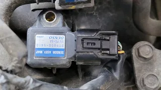 honda civic map sensor location/replace