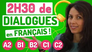 DIALOGUES EN FRANÇAIS Niveaux A2, B1, B2, C1 et C2 🎧❤️