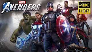 Marvel's Avengers • 4K HDR Starting Block Gameplay • PS4 Pro