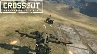 Crossout - Штурмовик Ил-2 крушит бронетехнику врага