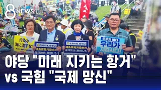 일부 야당 의원, 일본 찾아 "미래 지키는 항거"…국힘 "국제 망신" / SBS 8뉴스