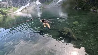 Skinny dipping Lake Serene