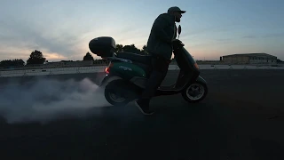 Aerox Stage6 R/T High End Pink Lady Sawe 2019 Scooter Weekend Burnout