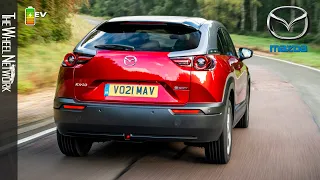 2021 Mazda MX-30 GT Sport Tech | Soul Red Crystal | Driving, Interior, Exterior (UK)