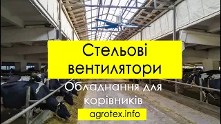 💨Вентилятори для корівників 🐮 та інших тваринницьких ферм великого діаметру