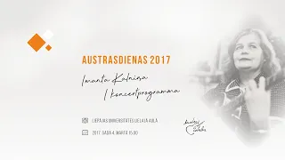 AUSTRASDIENAS 2017. Imanta Kalniņa dziesmu I koncertprogramma