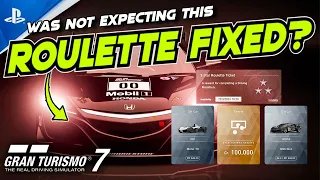 Gran Turismo 7 - Fixed Roulette Tickets Update 1.29 ?