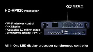 Huidu All-in-One LED screen Processor Synchronous Controller VP820(WiFi)