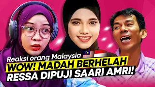 Ressa Cover Madah Berhelah  Saari Amri Puji Ressa !!   🇲🇾 Malaysian React