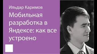 022. Мобильная разработка в Яндексе: как всё устроено – Ильдар Каримов