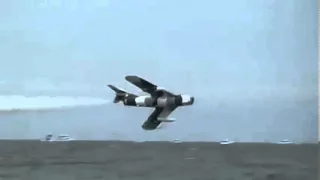 MiG-17 Extreme Low Pass over the ocean.