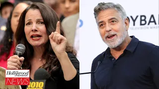 Fran Drescher Says George Clooney's Proposal Won't Impact Stalled Strike | THR News