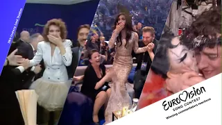 Eurovision commentator reactions to their own country winning (1960-2024)