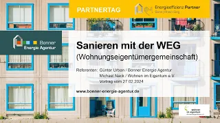 Sanieren mit der Wohnungseigentümergemeinschaft (WEG)