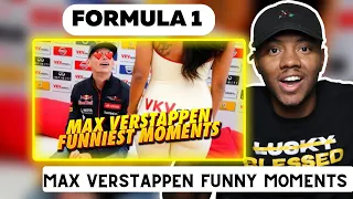 AMERICAN Reacts To Max Verstappen FUNNIEST Moments | Dar The Traveler