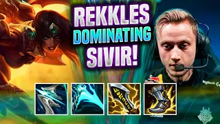 REKKLES DOMINATING WITH SIVIR! - G2 Rekkles Plays Sivir ADC vs Jinx! |