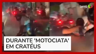 Motorista joga carro para cima de torcedores que comemoravam título do São Paulo no Ceará
