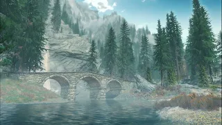 Skyrim : From Past to Present Ambient Music With Babbling Brook Sounds