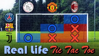 FUSSBALL TIC TAC TOE in REAL LIFE 🔵❌ feat. @Tabaaluca & @aminhooooo