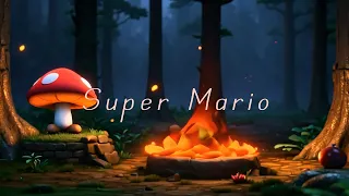 The Super Mario Bros - Ambient Campfire For Study & Relaxing 🔥🎵