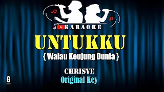 UNTUKKU - Chrisye [ KARAOKE HQ ] Original Key