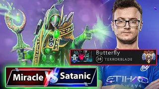 Miracle's Rubick Steals Satanic's MMR | TOUGH GAME |