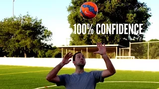 How To Control The Soccer Ball Out Of The Air | First Touch Drill