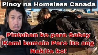 Panooren Maaawa kayo Pinoy na Homeless Canada|Ito Ang Kalagayan nya Delikado ang Pahingahan nya dito