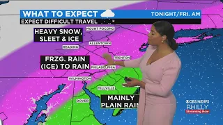 Philadelphia Weather: Tracking A Winter Storm