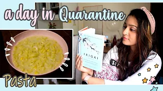 dealing with anxiety, Ikigai review, trying quick pasta 💜| A day in Quarantine | Meghna Verghese