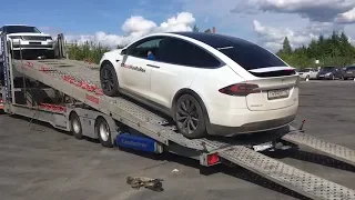 Что случилось с Теслой..? 😭 Илон Маск забрал Tesla Model X P100D обратно? #ТеслаНамбаВан