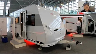 LMC Tandero 500 K caravan camping travel trailer new edition model 2023 walkaround and interior K605